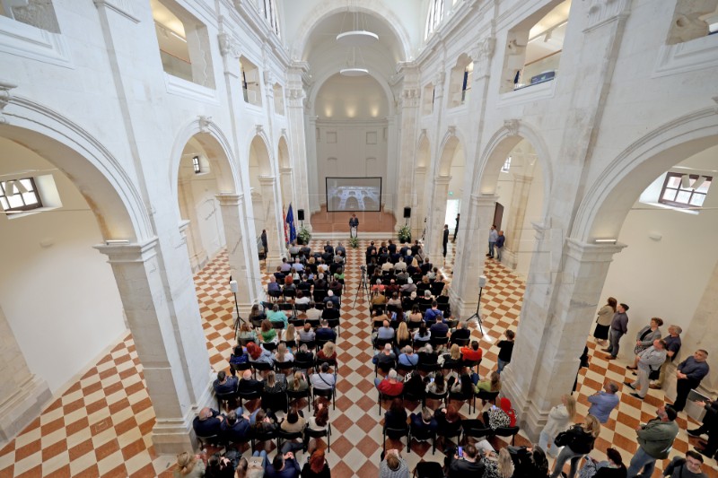 Zadar - Svečano otvorena obnovljena bivša crkva i samostan sv. Nikole