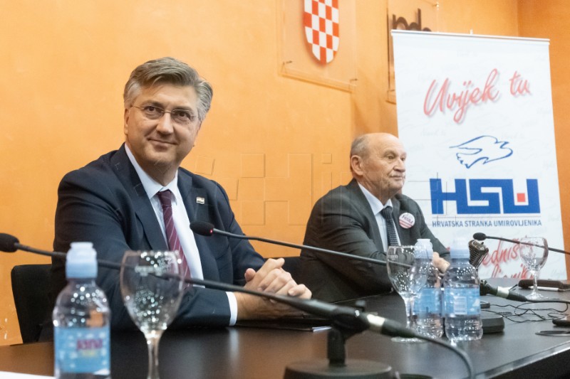 Plenković i HSU o programskim mjerama za umirovljenike