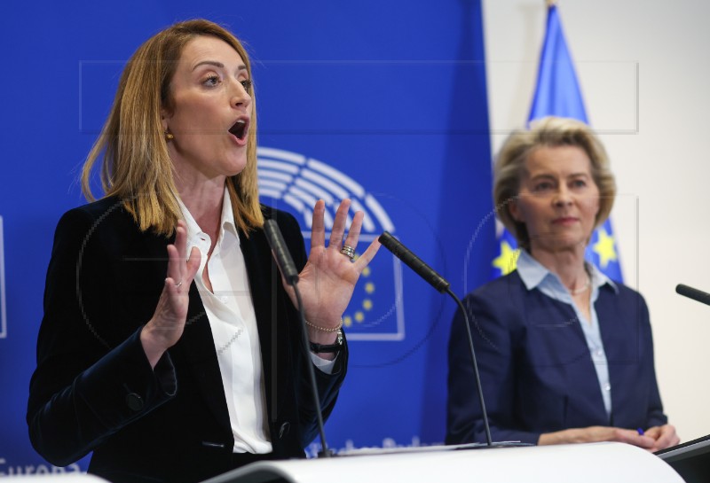 BELGIUM EU PARLIAMENT PLENARY SESSION 