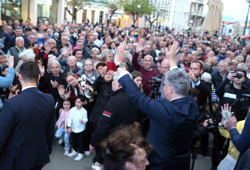 Rijeka: Predizborni skup HDZ-a