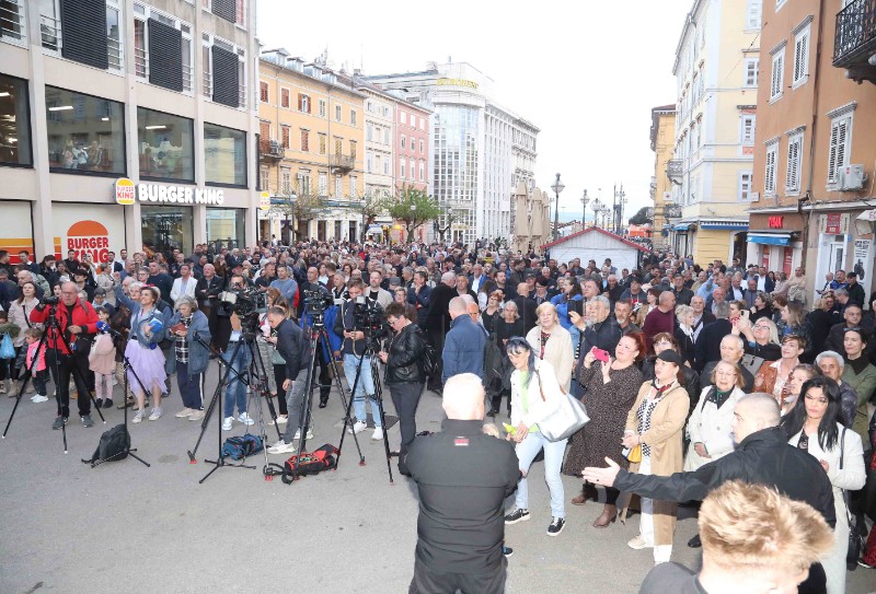 Rijeka: Predizborni skup HDZ-a