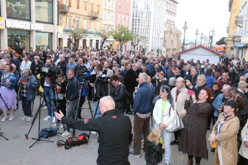 Rijeka: Predizborni skup HDZ-a