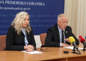 Rijeka: Izvanredna tiskovna konferencija PU PGŽ