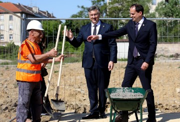 Svečanost otvaranja radova na Trgu pravde 