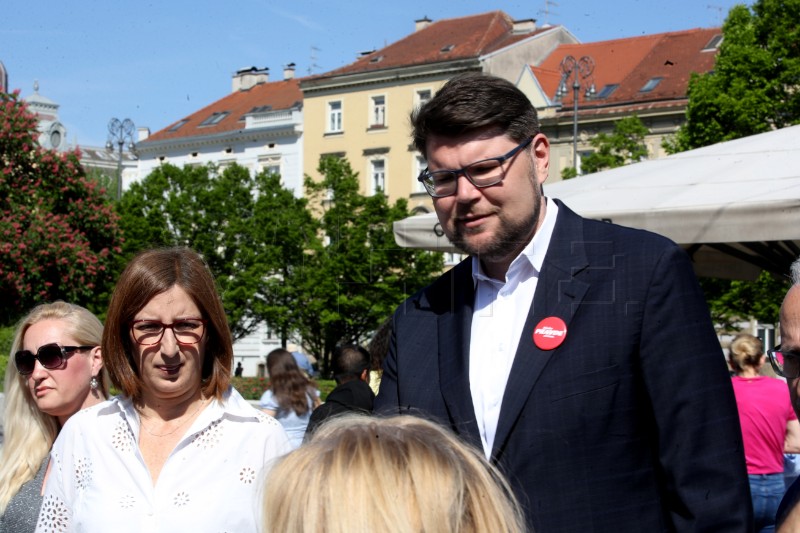 Konferencija za medije predsjednika SDP-a i koalicije Rijeke pravde