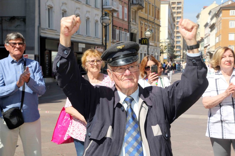 Rijeka: Javni prosvjed radnika riječkog javnog prijevoznika, Autotroleja