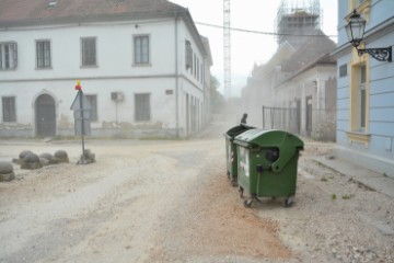 Pješčana oluja u karlovačkoj izrovanoj Zvijezdi