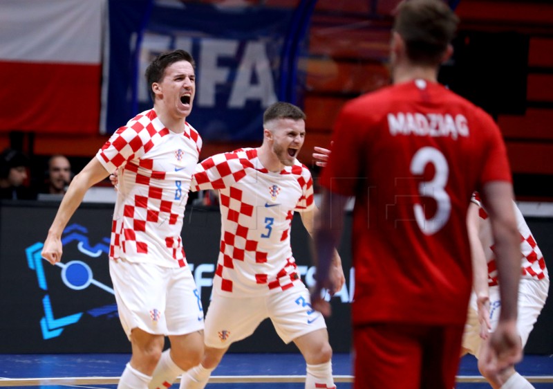 Uzvratna utakmica doigravanja za futsal SP između Hrvatske i Poljske