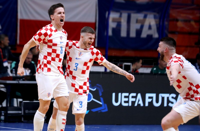 Uzvratna utakmica doigravanja za futsal SP između Hrvatske i Poljske