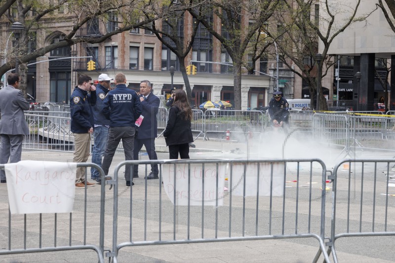 USA TRUMP TRIAL INCIDENT