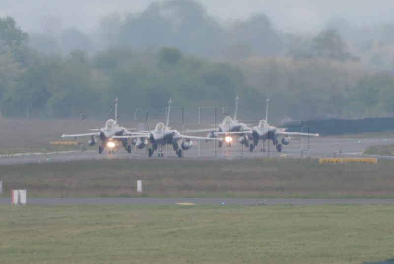 Svečanost prihvata prve skupine višenamjenskih borbenih aviona Rafale 