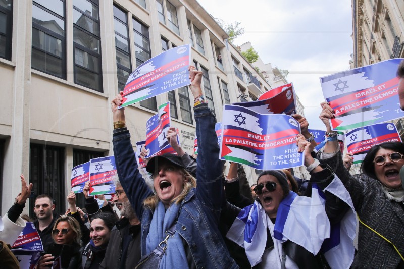 FRANCE CAMPUS PROTEST ISRAEL GAZA CONFLICT