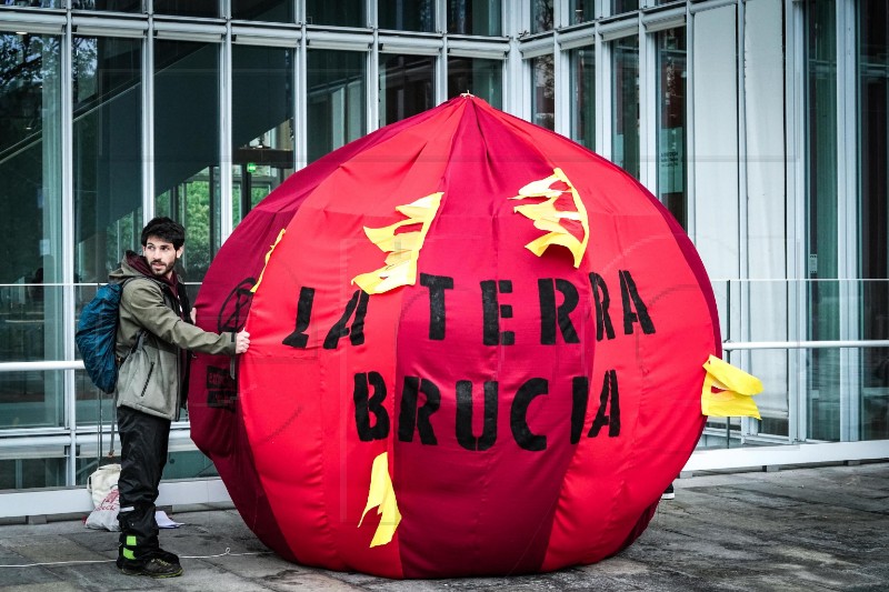 ITALY G7 CLIMATE PROTEST