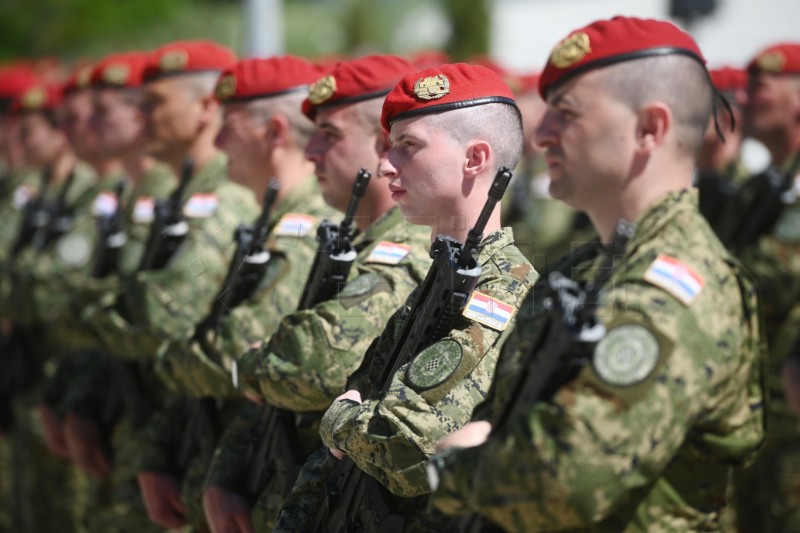 Obilježavanje 33. obljetnice osnutka 4. gardijske brigade "Pauci" 