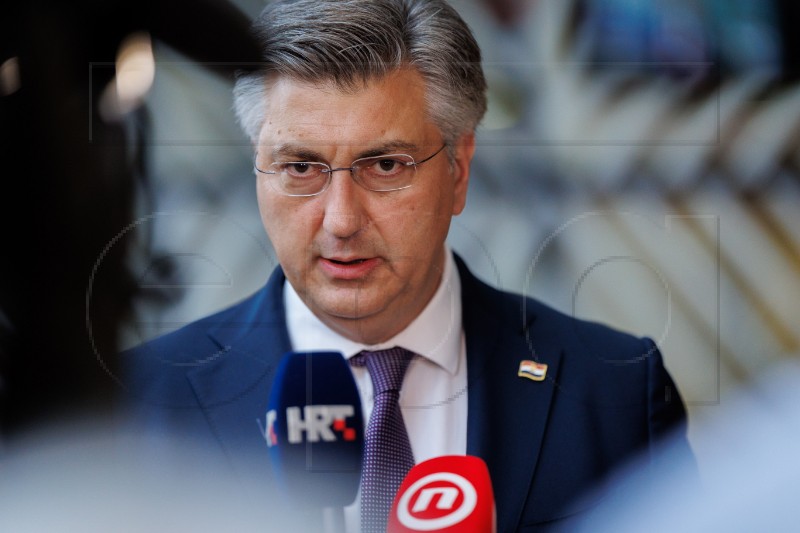 BELGIUM EU CROATIA PLENKOVIC