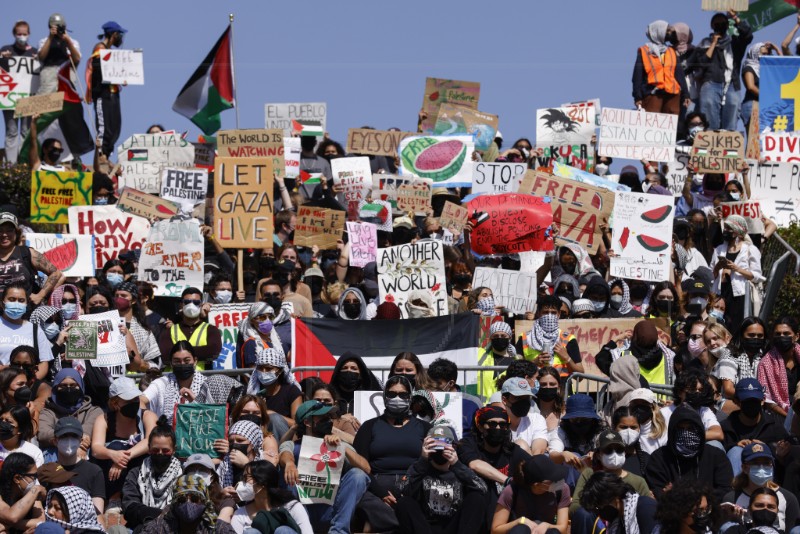 USA CALIFORNIA UCLA PRO-PALESTINE PROTEST