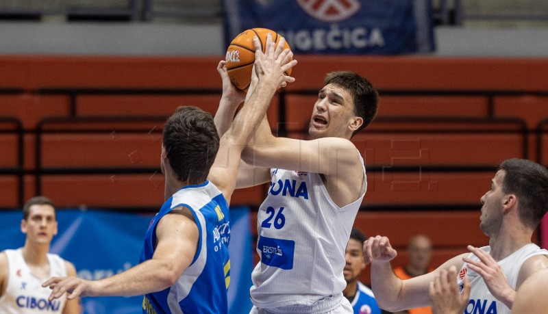 Utakmica playoffa Hrvatske lige košarkaša: Cibona - Zabok