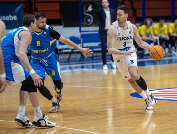 Utakmica playoffa Hrvatske lige košarkaša: Cibona - Zabok