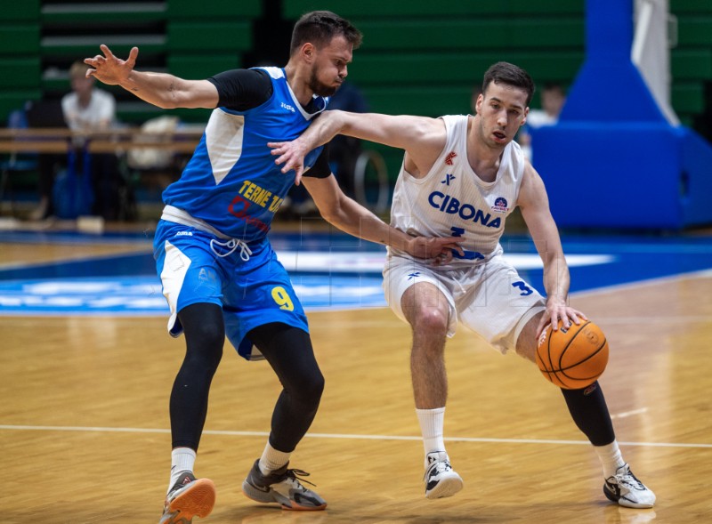 Utakmica playoffa Hrvatske lige košarkaša: Cibona - Zabok