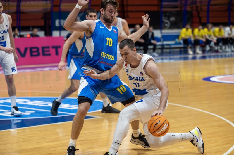 Utakmica playoffa Hrvatske lige košarkaša: Cibona - Zabok