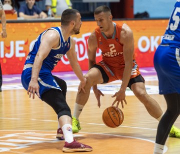 Utakmica playoffa Hrvatske lige košarkaša: Cedevita Junior - Dinamo