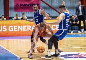 Utakmica playoffa Hrvatske lige košarkaša: Cedevita Junior - Dinamo