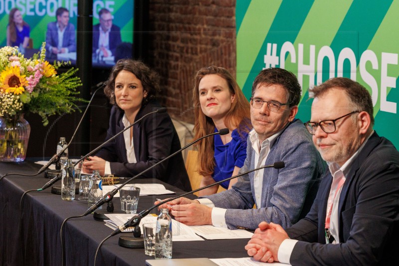 BELGIUM EUROPEAN GREENS ELECTORAL RALLY