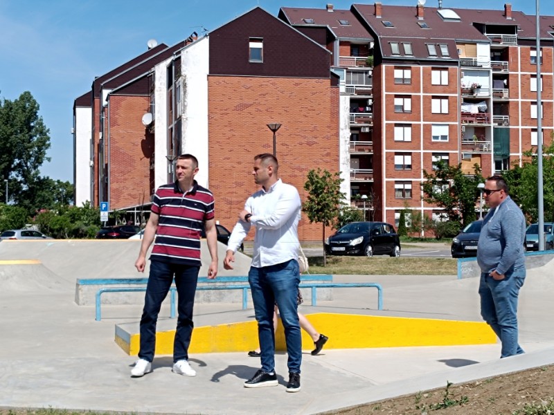 Vukovar: Penava obišao novoizgrađeni BMX park na Olajnici