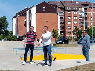 Vukovar: Penava obišao novoizgrađeni BMX park na Olajnici