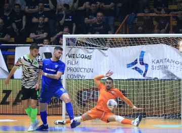 Druga utakmica finala doigravanja PH u futsalu: Futsal Dinamo - Olmissum