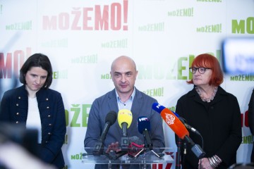 Konferencija za medije stranke Možemo!