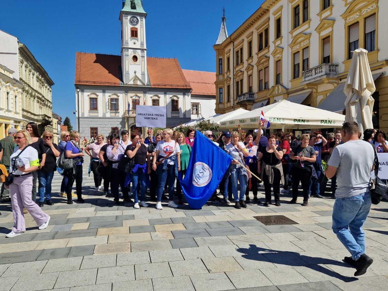 Prosvjed radnika Varteksa