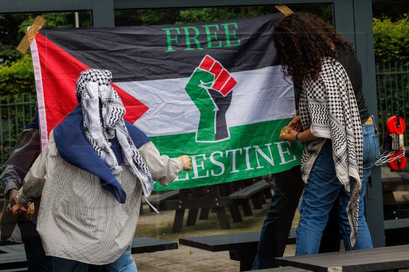 BELGIUM UNIVERSITY PROTEST