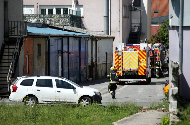 Ugašen požar tiskare na Trešnjevci