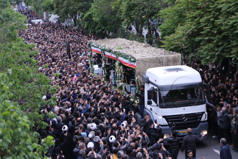 IRAN PRESIDENT FUNERAL