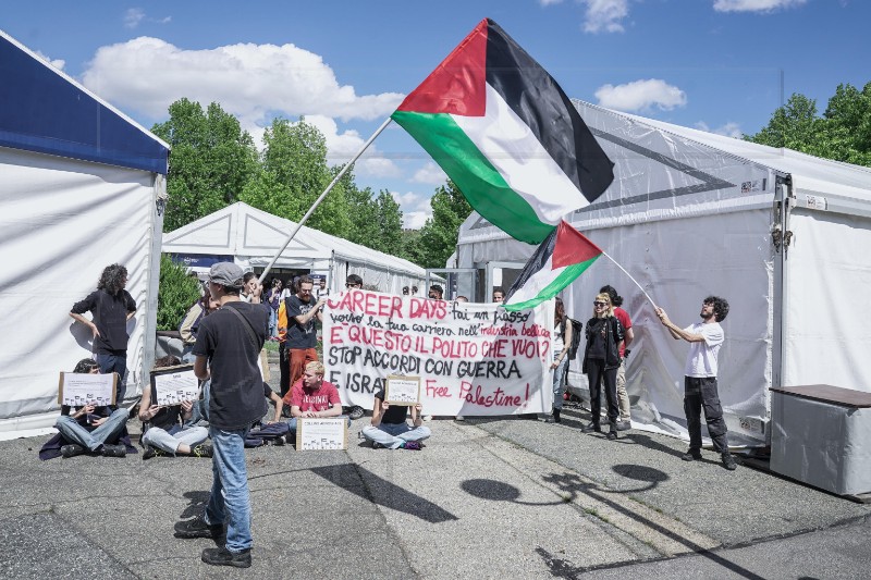 ITALY PROTEST ISRAEL GAZA CONFLICT