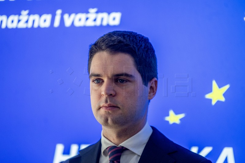 Konferencija za medije kandidata na europskim izborima s liste HDZ-a