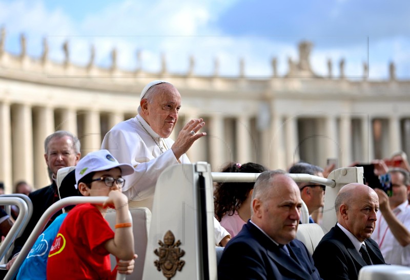 VATICAN POPE FRANCIS GENERAL AUDIENCE