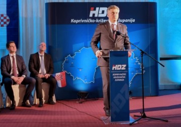 Plenković u Koprivnici: Naši kandidati garancija su stabilnosti