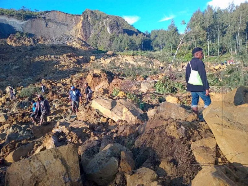 PAPUA NEW GUINEA LANDSLIDE