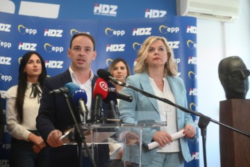 Split: Konferencija za medije kandidata HDZ-a na EU izborima