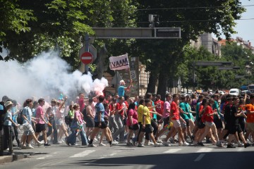 Zagrebački maturanti proslavljaju "Dan zagrebačkih maturanata”