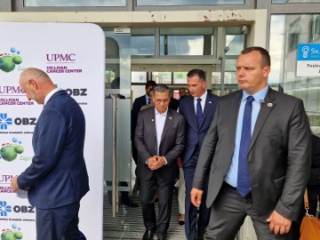 Zabok: Američki državni tajnik Becerra obišao gradilište Croatia UPMC Hillman