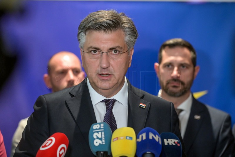 Plenković na predstavljanju kandidata u Varaždinu