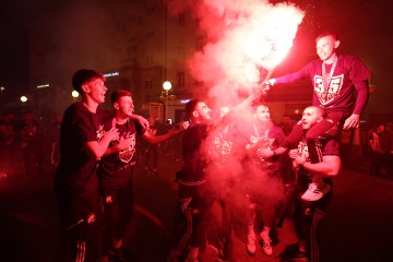 Dinamo slavi naslov prvaka Hrvatske na Trgu bana Jelačića