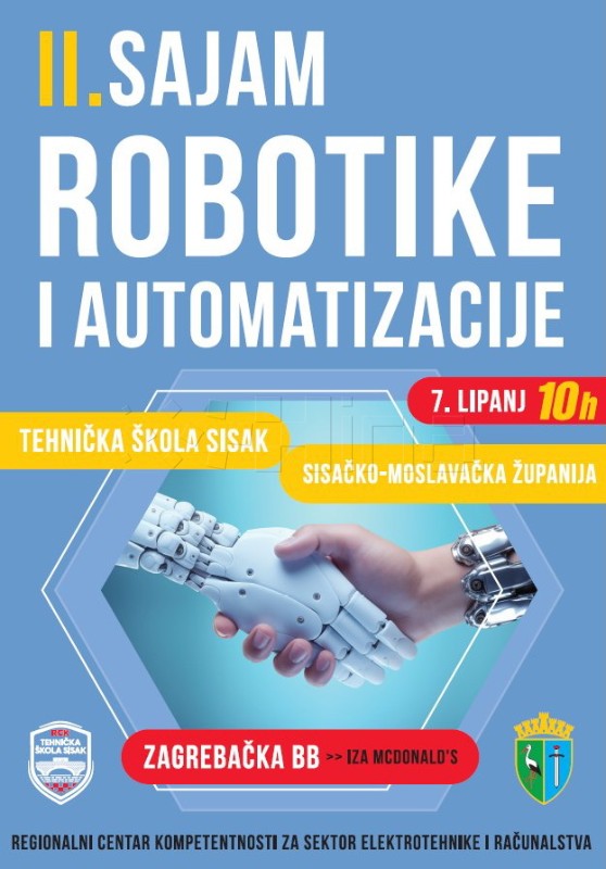 Drugi sajam robotike i automatizacije 7. lipnja u Sisku