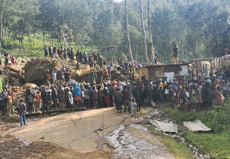 PAPUA NEW GUINEA LANDSLIDE