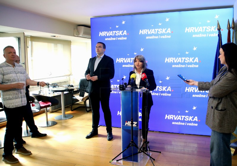 Konferencija za medije Sunčane Glavak i Tomislava Sokola