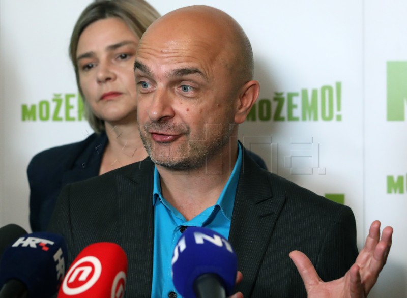 Konferencija za medije stranke Možemo!