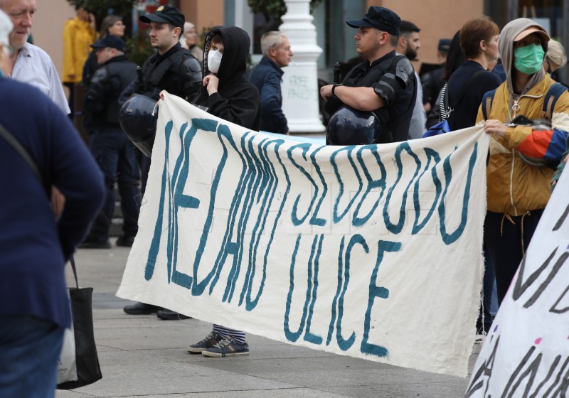 Jedino u Zagrebu određen prostor za javna okupljanja bez najave policiji